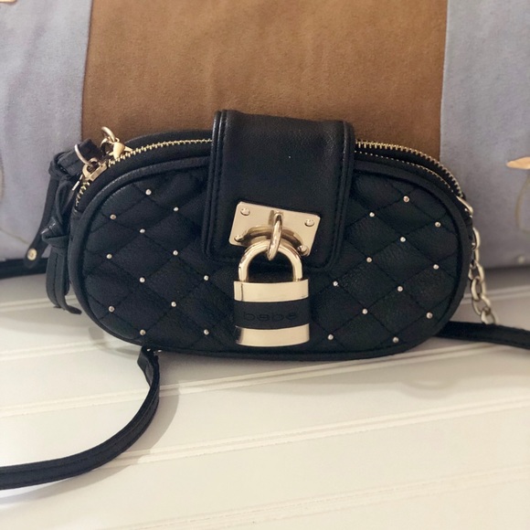 bebe Handbags - Bebe Crossbody Mini Bag With Lock